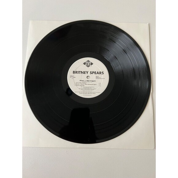 Britney Spears Oops I Did It Again! 12" Vinyl Single Promo Jive WARPED PLAYS OK - Picture 3 of 4